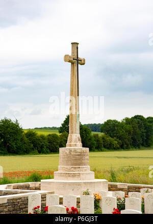 Bellicourt CWGC cimitero della Grande Guerra Foto Stock