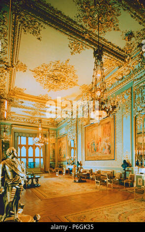 Grand Sala da ricevimento,il Castello di Windsor,Windsor,Inghilterra Foto Stock