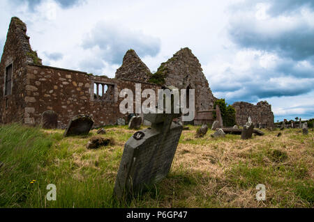 Bonamargy Friary Ballycastle County Antrim Irlanda del Nord Foto Stock