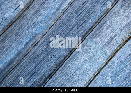 La luce blu texture di legno dello sfondo. Pulire azure superficie in legno struttura in prossimità fino Foto Stock