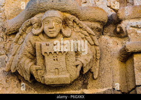 Italia Sardegna Porto Torres - Basilica di San Gavino, San Proto e Gianuario San - Stemma del Giudicato di Torres Foto Stock