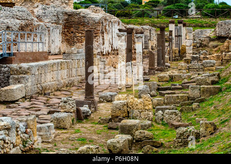 Italia Sardegna Porto Torres - Turris Libisonis Parco Archeologico e Museo Nazionale Archeologico Antiquarium Turritar Foto Stock