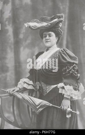 1905-07-01, El Teatro, Isabel Brú, Kaulak. Foto Stock