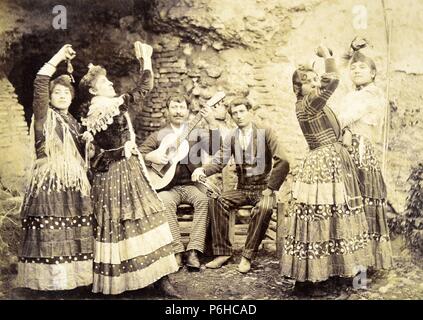 Danza de Gitanos por el Capitán Juan Amaya. Foto Stock