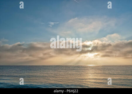 Bellissima Alba su BROADSTAIRS KENT, Inghilterra Foto Stock