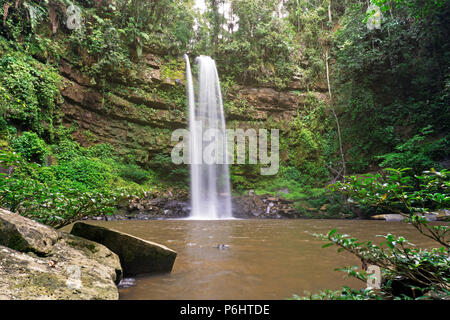 Il Ginseng cascata nel bacino Maliau Sabah mondo perduto, Malaysia Foto Stock