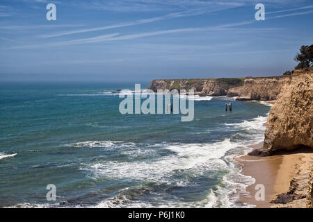 Shore vicino a Davenport, Santa Clara County, California Foto Stock