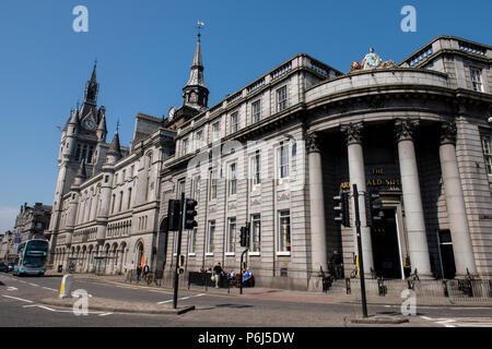 Regno Unito, Scozia, Aberdeen, storica Vecchia Aberdeen. La Old Town House, la casa originale del Burgh del governo locale, c.1789. Inizio Georgi Foto Stock
