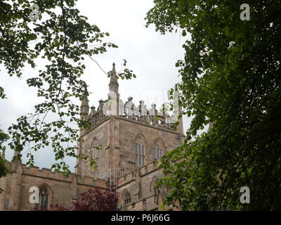 Dunfermline Abbey - Re Roberto Bruce Foto Stock