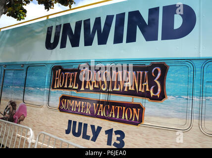 Los Angeles, Stati Uniti d'America. 30 GIU, 2018. Una vista generale di atmosfera a la Premiere mondiale di Columbia Pictures e Sony Pictures Animation 'Hotel Transilvania 3: Vacanze estive" il 30 giugno 2018 al Regency Village Theatre di Los Angeles, California. Foto di Barry re/Alamy Live News Foto Stock