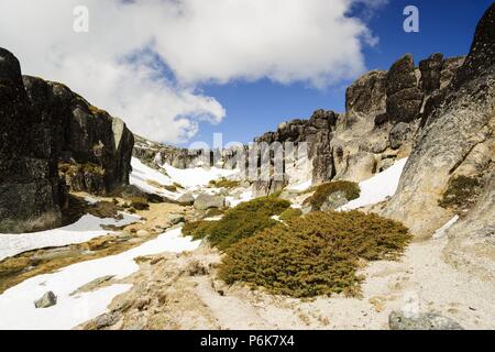 Senhora da Boa Estrella, Pico de La Torre, la Serra da Estrela, Beira Alta, Portogallo, Europa. Foto Stock