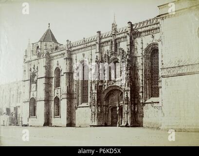 Lisboa, Monasterio de los Jerónimos de Santa María de Belém. Foto Stock