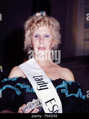 DUQUESA DE ALBA. Cayetana Fitz-James Stuart y Silva. ARISTOCRATA ESPAÑOLA. ELEGIDA LADY ESPAÑA EN EL AÑO 1987. Foto Stock