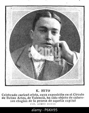 1912-05-15, Mundo Gráfico, K-Hito, Gómez Durán. Foto Stock