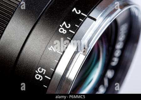 Vecchio contrassegno Lenti close up. Foto ad alta risoluzione. Foto Stock