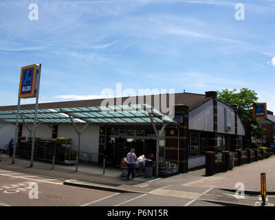 Alda supermercato, Bevois Valley, Southampton, Hampshire, Regno Unito Foto Stock