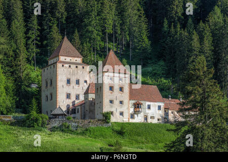 Il Castel Gardena, Santa Cristina Val Gardena, Val Gardena, Alto Adige, Dolomiti; Italia; Foto Stock