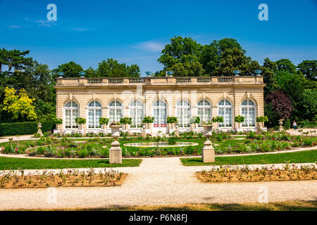 L'Orangery entro il Parc de Bagatelle a Parigi, Francia Foto Stock