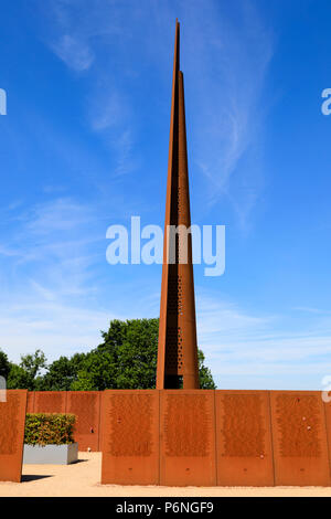 Bombardiere internazionale di Command Center memorial, collina Canwick, Lincoln, Lincolnshire, Inghilterra Foto Stock