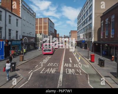 BELFAST, Regno Unito - circa giugno 2018: Vista della città di Belfast Foto Stock