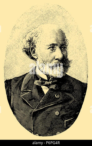 Feuillet, ottava (1821-1890), scrittore francese, 1895 Foto Stock