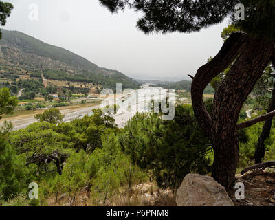 Saklikent Gorge < National Park, Nr Fethiye, Mugla, Turchia. Foto Stock