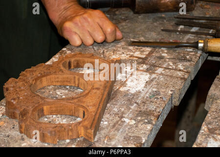 Opere in legno criation Foto Stock