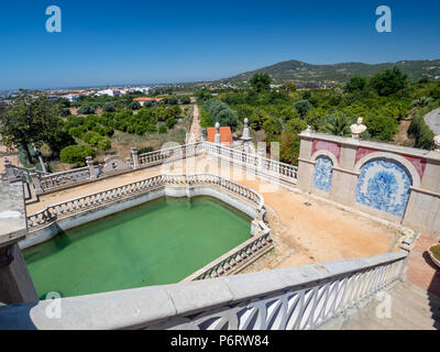 Palazzo neoclassico "Pousada Palacio de Estoi', Algarve, PORTOGALLO Foto Stock