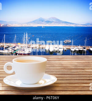 Caffè per due a Napoli Foto Stock