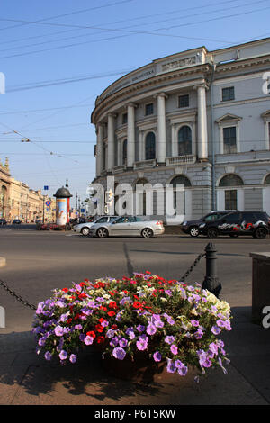 Junction Nevsky Prospect - Sadovaya Street a San Pietroburgo, Russia Foto Stock