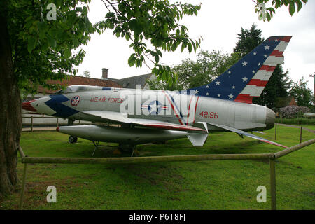 North American F-100 Super Sabre Foto Stock