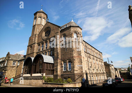 Wesley house alloggi sociali nella ex lancaster chiesa metodista edificio lancaster England Regno Unito Foto Stock