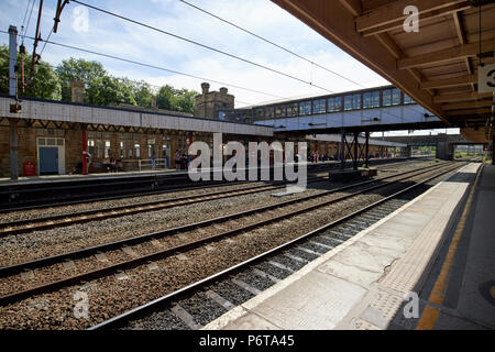 Lancaster stazione ferroviaria England Regno Unito Foto Stock