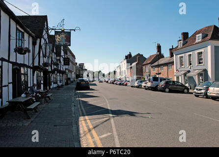 Lo storico e pittoresco villaggio inglese di Amersham Città Vecchia o vecchio AMERSHAM, nel Buckinghamshire, Inghilterra, Regno Unito Foto Stock