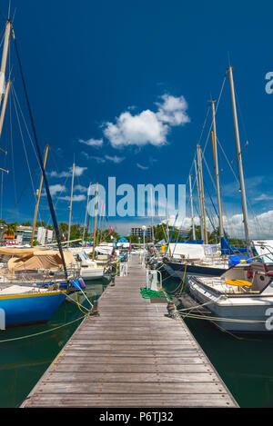 Caraibi, Martinica, Pointe du Bout, Marina Foto Stock