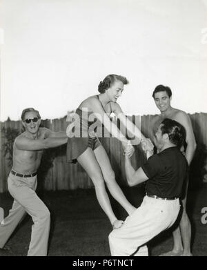 Actrice americano Joan Crawford, USA 1940s Foto Stock