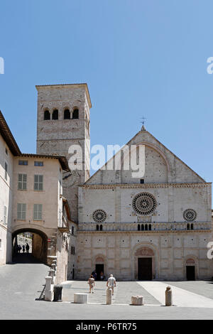 La Cattedrale di San Rufino,Assisi,Umbria,Italien,Europa Foto Stock
