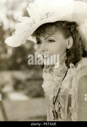 L'attrice Greta Garbo è Anna Karenina, 1935 Foto Stock