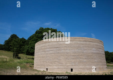 Runnymede, UK. 2 Luglio, 2018. Mark Wallinger è atto di citazione in acqua è stato costruito per commemorare l'ottocentesimo anniversario della Magna Carta e aperta per la pubbl Foto Stock