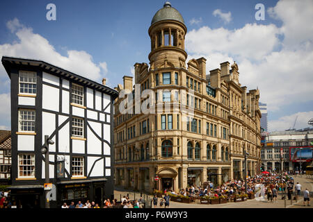 Il Grade ii Listed è un edificio Manchester Corn Exchange in Exchange Square. Foto Stock