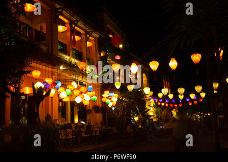 Hoi An festa delle lanterne 2016 Foto Stock