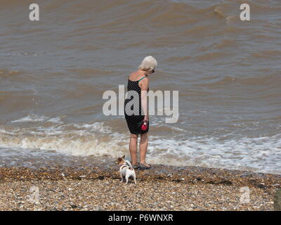 Sheerness, Regno Unito. 3 Luglio, 2018. Regno Unito: meteo soleggiate di Sheerness, Kent. Credito: James Bell/Alamy Live News Foto Stock