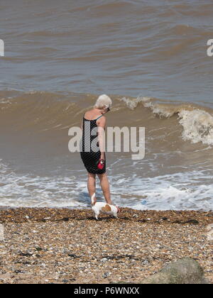 Sheerness, Regno Unito. 3 Luglio, 2018. Regno Unito: meteo soleggiate di Sheerness, Kent. Credito: James Bell/Alamy Live News Foto Stock