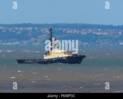Sheerness, Regno Unito. 3 Luglio, 2018. Regno Unito: meteo soleggiate di Sheerness, Kent. Credito: James Bell/Alamy Live News Foto Stock