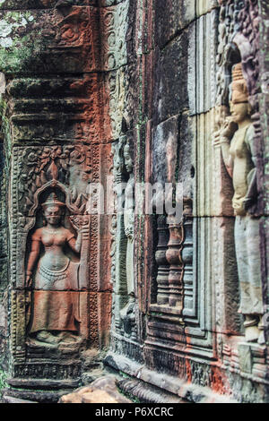 Cambogia, templi di Angkor (Sito UNESCO), Ta Som tempio Foto Stock