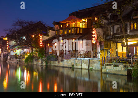 Xitang, nella provincia di Zhejiang, Nr Shanghai, Cina Foto Stock