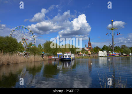 Baumbluetenfest, Werder, Havel, Brandeburgo, Deutschland, Baumblütenfest Foto Stock
