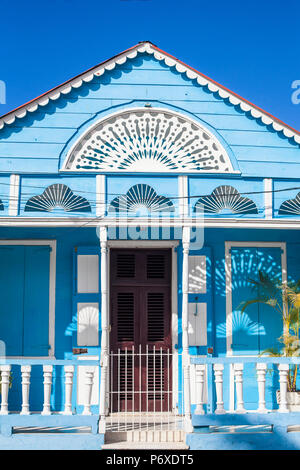 Repubblica Dominicana, Puerto Plata, Vittoriano gingerbread edificio a Central Park Foto Stock