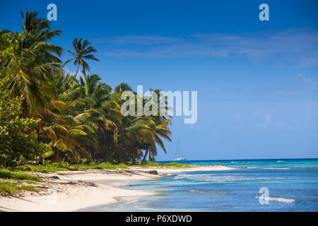 Repubblica Dominicana, Punta Cana, Parque Nacional del Este, l'isola di Saona, Catuano Beach Foto Stock