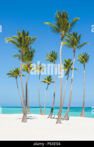 Spiaggia Juanillo (playa Juanillo), Punta Cana, Repubblica Dominicana. Foto Stock